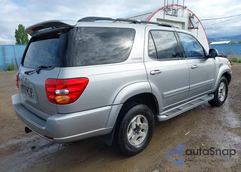 2001 Toyota Sequoia Limited V8 from USA, damaged, VIN 5TDBT48A61S000331